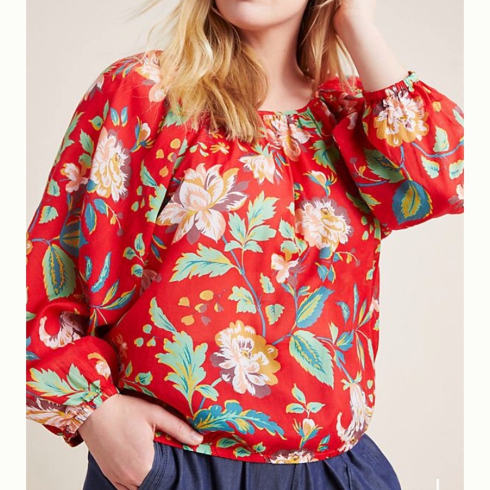 Anthropologie Lake House Blouse - Plus Size